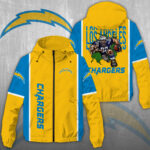 Los Angeles Chargers 3D Windbreaker Jacket - NGHIAVT3922