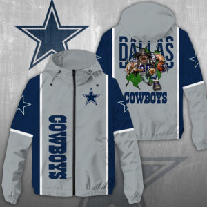 Dallas Cowboys 3D Windbreaker Jacket - NGHIAVT3923