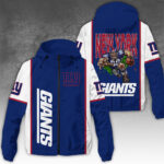 New York Giants 3D Windbreaker Jacket - NGHIAVT3924