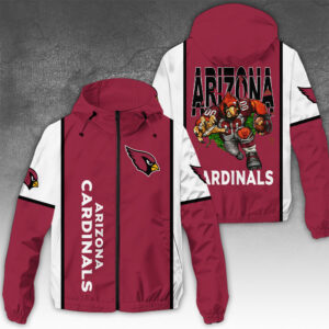 Arizona Cardinals 3D Windbreaker Jacket - NGHIAVT3934