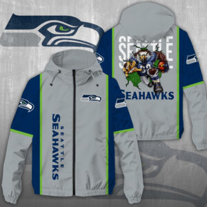 Seattle Seahawks 3D Windbreaker Jacket - NGHIAVT3937