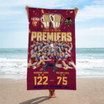 Brisbane Lions 2025 Rectangle Beach Towel – NGHIAVT5080