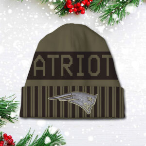 New England Patriots 2025 Salute to Service Beanie Hat - TANTN16568
