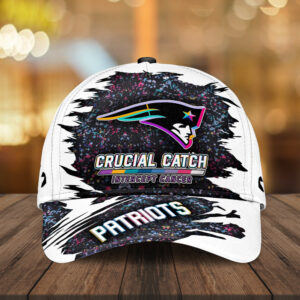 New England Patriots x Crucial Catch Intercept Cancer Classic Cap - MAITM12968