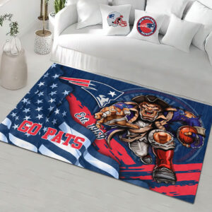 New England Patriots Rectangular Rug - HOATT13171