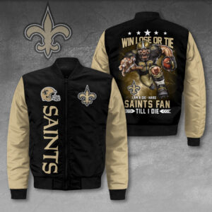 New Orleans Saints 3D Bomber Jacket - HOATT12818