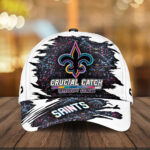 New Orleans Saints x Crucial Catch Intercept Cancer Classic Cap - MAITM12969