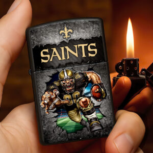 New Orleans Saints Zippo Lighter Case (No Insert) - HOATT13332