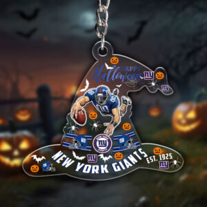 New York Giants Custom Shape 1-side Printed Acrylic Keychain - HOATT12987