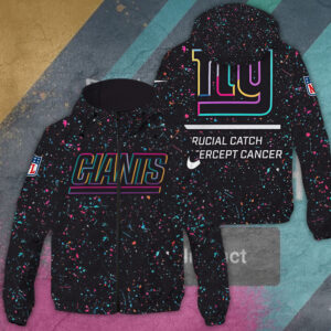 New York Giants 3D Windbreaker Jacket - TANTN15786