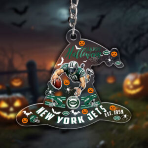 New York Jets Custom Shape 1-side Printed Acrylic Keychain - HOATT12988