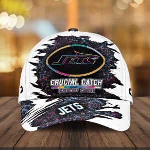 New York Jets x Crucial Catch Intercept Cancer Classic Cap - MAITM12971