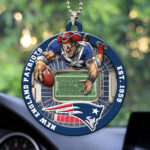 New England Patriots Custom shape 2-sided Acrylic Car Ornament - HOATT12588