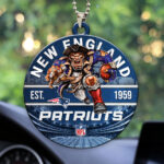 New England Patriots Custom shape 2-sided Acrylic Car Ornament - HOATT12917