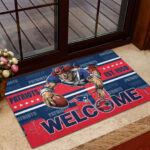 New England Patriots Custom Doormat - HOATT12850