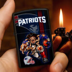 New England Patriots Zippo Lighter Case (No Insert) - HOATT13017
