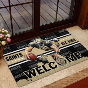 New Orleans Saints Custom Doormat - HOATT12851