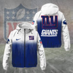 New York Giants 3D Windbreaker Jacket - TANTN15754