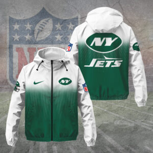 New York Jets 3D Windbreaker Jacket - TANTN15760