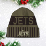 New York Jets 2025 Salute to Service Beanie Hat - TANTN16571