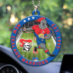 Newcastle Knights Custom Shape 2-sided Acrylic Car Ornament – HOATT13374