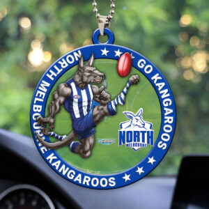 North Melbourne FC Custom Shape 2-sided Acrylic Car Ornament – HOATT13359