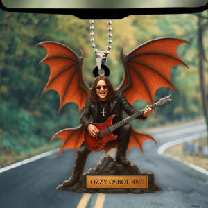 Ozzy Osbourne Custom Shape 1-sided Acrylic Car Ornament - TMTHU903