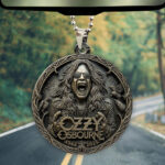 Ozzy Osbourne Custom Shape 2-sided Acrylic Car Ornament – TMTHU1148