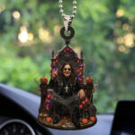 Ozzy Osbourne x Halloween Custom Shape 1-sided Acrylic Car Ornament - TMTHU697