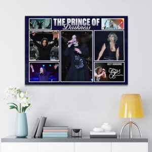 Ozzy Osbourne Rectangle Canvas With Inner Frame - TMTHU1016