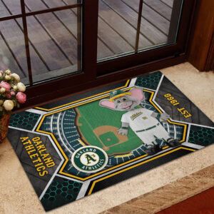 Oakland Athletics Custom Doormat - HOATT13090