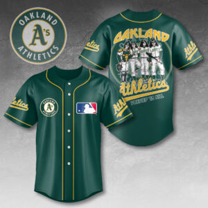 Oakland Athletics x KISS Baseball Jersey - HOATT13418