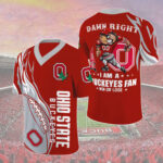 Ohio State Buckeyes Football 3D Football Jersey - MAITM12767