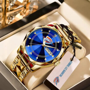 Oklahoma City Thunder 2025 NBA Champions Alloy Luxury Quartz Watch - GNE 3826