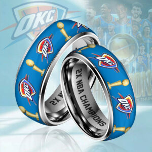 Oklahoma City Thunder Custom Alloy Ring - HOATT 11533
