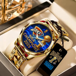 Oklahoma City Thunder 2025 NBA Champions Alloy Luxury Quartz Watch - TANTN 13907