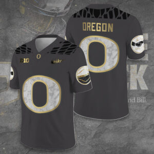 Oregon Ducks Football 3D Football Jersey - TANTN16262