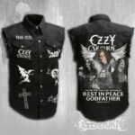 Ozzy Osbourne 3D Lightweight Sleeveless Denim Shirt - MAITM 12323