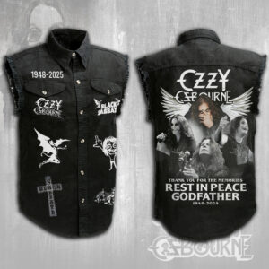 Ozzy Osbourne 3D Lightweight Sleeveless Denim Shirt - MAITM 12323