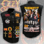 Ozzy Osbourne 3D Lightweight Sleeveless Denim Shirt - MAITM 12545
