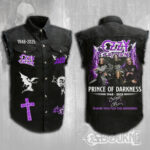 Ozzy Osbourne 3D Lightweight Sleeveless Denim Shirt - MAITM12608