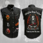 Ozzy Osbourne 3D Lightweight Sleeveless Denim Shirt - MAITM 12414