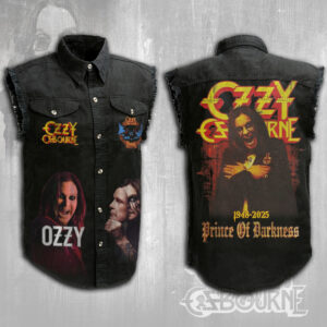 Ozzy Osbourne 3D Lightweight Sleeveless Denim Shirt - MAITM 12420