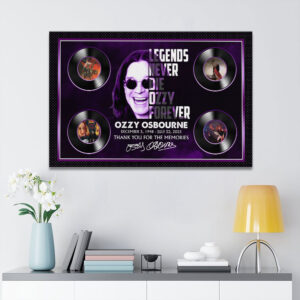 Ozzy Osbourne Rectangle Canvas With Inner Frame - HOATT13240