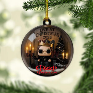 Ozzy Osbourne Custom Shape 2-side Printed Acrylic Ornament - GNE4482