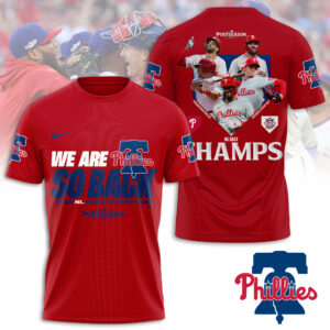 Philadelphia Phillies NL EAST Champions 2025 3D Apparel - TMTHU1024