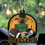 Pittsburgh Steelers Custom shape 2-sided Acrylic Car Ornament - TMTHU755