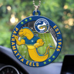 Parramatta Eels Custom Shape 2-sided Acrylic Car Ornament – HOATT13377