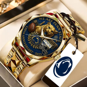 Penn State Nittany Lions Football 170th Anniversary 2025 Alloy Luxury Quartz Watch - TANTN16146