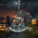 Philadelphia Eagles Custom Shape 1-side Printed Acrylic Keychain - HOATT12989